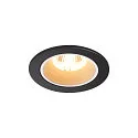 LED Loftindbygningslampe NUMINOS DL S, 3000K, IP20, 55°, 730lm, UGR 20, sort/hvid
