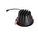 SLV LED Loftindbygningslampe NUMINOS DL M, 2700K, IP20, 55°, 1460lm, UGR 21, sort/sort