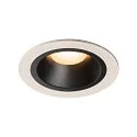 LED Loftindbygningslampe NUMINOS DL M, 2700K, IP20, 20°, 1460lm, UGR 19, hvid/sort