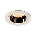 LED Loftindbygningslampe NUMINOS DL M, 2700K, IP20, 20°, 1550lm, UGR 17, hvid/chrom