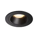 LED Loftindbygningslampe NUMINOS DL M, 3000K, IP20, 20°, 1500lm, UGR 19, sort/sort