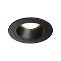 LED Loftindbygningslampe NUMINOS DL M, 4000K, IP20, 40°, 1600lm, UGR 20, sort/sort