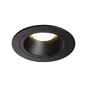 LED Loftindbygningslampe NUMINOS DL M, 4000K, IP20, 55°, 1600lm, UGR 21, sort/sort