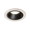 LED Loftindbygningslampe NUMINOS DL M, 4000K, IP20, 40°, 1600lm, UGR 20, hvid/sort