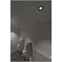 SLV LED Loftindbygningslampe NUMINOS DL L, 4000K, IP20, 40°, 2350lm, UGR 21, sort/sort