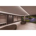 SLV LED Loftindbygningslampe NUMINOS DL L, 4000K, IP20, 40°, 2350lm, UGR 21, sort/sort