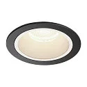 LED Loftindbygningslampe NUMINOS DL L, 4000K, IP20, 55°, 2450lm, UGR 20, sort/hvid