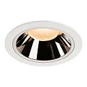 LED Loftindbygningslampe NUMINOS DL XL, 2700K, IP20, 40°, 3400lm, UGR 18, hvid/chrom