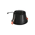 SLV LED Loftindbygningslampe NUMINOS DL XL, 3000K, IP20, 55°, 3300lm, UGR 22, sort/sort