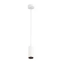 LED Pendel NUMINOS PD PHASE S, 4000K, 24°, 1100lm, hvid/sort