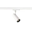 LED 3-Faset Lampe NUMINOS DALI S, 2700K, 24°, 985lm, hvid/sort
