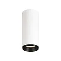 LED Loftlampe NUMINOS CL DALI S, 4000K, 24°, 1100lm, hvid/sort