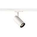 LED 3-Faset Lampe NUMINOS DALI M, 4000K, 36°, 2120lm, hvid/sort