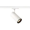 LED 3-Faset Lampe NUMINOS DALI L, 2700K, 36°, 2400lm, hvid/sort