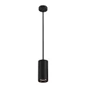 LED Pendel NUMINOS PD DALI L, 4000K, 24°, 2670lm, sort/sort