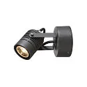 LED Udendørslampe LED SPOT SP Væglampe, 3000K, 400lm, IP55, antracit