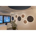 SLV Shade for MANA LED Wall luminaire, round, Ø 60cm, beige