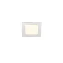 LED Loftindbygningslampe SENSER 12 DL, firkantet, 6W, 440lm, IP20, hvid, 4000K