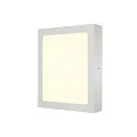 SLV LED Væg-/Loftlampe SENSER 24 CW, firkantet, 15W, 1200lm, IP20, hvid, 4000K