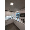 SLV LED Væg-/Loftlampe SENSER 24 CW, firkantet, 15W, 1200lm, IP20, hvid, 4000K