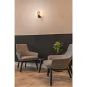 Wall luminaire FITU CUBE WL, E27, IP20, black