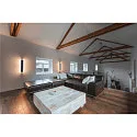 SLV LED Væglampe DIRETO 60 WL, CCT switch, 2700/3000K, 590/625lm, IP20, sort matt