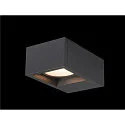 SLV LED Udendørslampe ESKINA FRAME WL LED Væglampe, CCT switch, 3000/4000K, 1100/1200lm, IP65, antracit