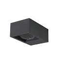 SLV LED Udendørslampe ESKINA FRAME WL LED Væglampe, CCT switch, 3000/4000K, 1100/1200lm, IP65, antracit