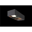 SLV LED Udendørslampe ESKINA FRAME WL DOUBLE LED Væglampe, CCT switch, 3000/4000K, 1100/1200lm, IP65, antracit