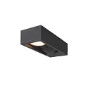 SLV LED Udendørslampe ESKINA FRAME WL DOUBLE LED Væglampe, CCT switch, 3000/4000K, 1100/1200lm, IP65, antracit