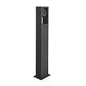 SLV LED Udendørslampe ESKINA FRAME FL SINGLE LED Standerlampe, CCT switch, 3000/4000K, 1100/1200lm, IP65, antracit, 75cm