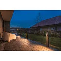 SLV LED Udendørslampe ESKINA FRAME FL SINGLE LED Standerlampe, CCT switch, 3000/4000K, 1100/1200lm, IP65, antracit, 75cm