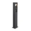 SLV LED Udendørslampe ESKINA FRAME 75 FL DOUBLE LED Standerlampe, CCT switch, 3000/4000K, 1100/1200lm, IP65, antracit