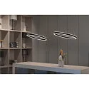 SLV LED Pendant luminaire ONE 60 PD DALI UP/DOWN, CCT switch, 3000/4000K, 400/410lm, black