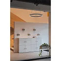SLV LED Pendel ONE 80 PD DALI UP/DOWN, CCT switch, 3000/4000K, 615/635lm, sort
