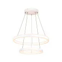 SLV LED Pendant luminaire ONE DOUBLE PD PHASE UP/DOWN, CCT switch, 2700/3000K, 615/635lm, white