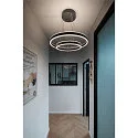 LED Pendel ONE DOUBLE PD DALI UP/DOWN, CCT switch, 3000/4000K, 1050/1060lm, sort