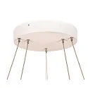 SLV LED Pendant luminaire ONE DOUBLE PD DALI UP/DOWN, CCT switch, 3000/4000K, 1050/1060lm, white