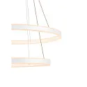 SLV LED Pendant luminaire ONE DOUBLE PD DALI UP/DOWN, CCT switch, 3000/4000K, 1050/1060lm, white