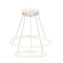 SLV LED Pendant luminaire ONE DOUBLE PD DALI UP/DOWN, CCT switch, 3000/4000K, 1050/1060lm, white
