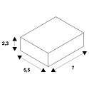 SLV Monteringsfjeder GRAZIA 20, 2 stk., chrom / aluminium