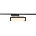 SLV LED 1-faset spot PANEL TRACK, firkantet, 15x30cm, 18W, 3000K, sort