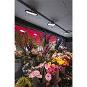 SLV LED 1-faset spot PANEL TRACK, firkantet, 15x30cm, 18W, 3000K, sort