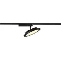 SLV LED 1-faset spot PANEL TRACK, rund, 20cm, 18W, 3000K, sort