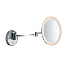 SLV LED Væeglampe MAGANDA WL Makeup spejl, CCT switch, 2700/3000/4000K, IP44, chrom