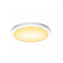 LED Outdoor luminaire RUBA 27 CW LED Wall / Ceiling luminaire, CCT switch, 3000/4000K, 985/1100lm, IP65, white