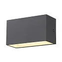 SLV LED Udendørs Væglampe SITRA M WL UP/DOWN, CCT switch 3000/4000K, antracit