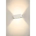 SLV LED Outdoor Wall luminaire SITRA L WL UP/DOWN, CCT switch, 3000/4000K, white