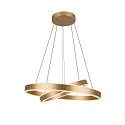 SLV LED Pendant luminaire ONE DOUBLE PHASE up/down, 35W, 2700/3000K, 130°, brass