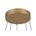 SLV LED Pendant luminaire ONE DOUBLE PHASE up/down, 35W, 2700/3000K, 130°, brass